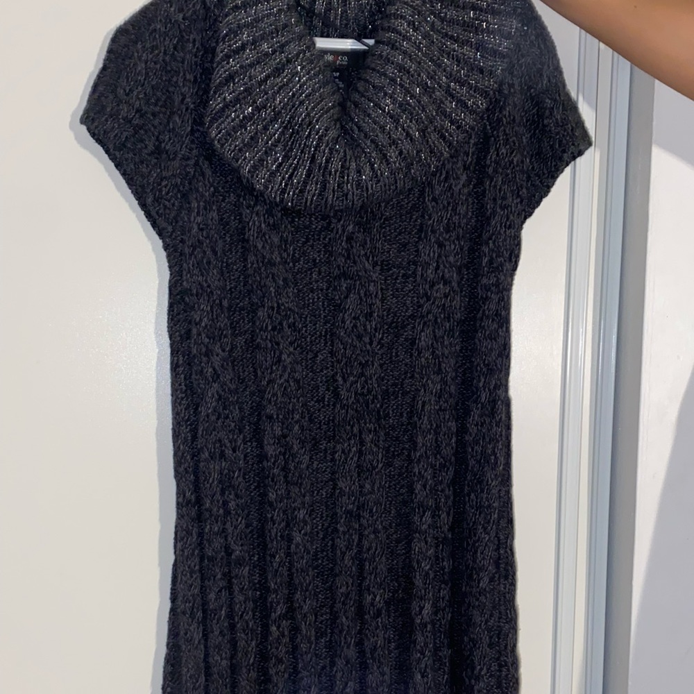 Body sweater dress knitted